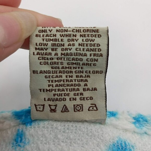 XCVI Tie Dye Tunic Top Scoop Neck Relaxed Boho Hippie Artsy Beach Lounge Wear M - Picture 8 of 10